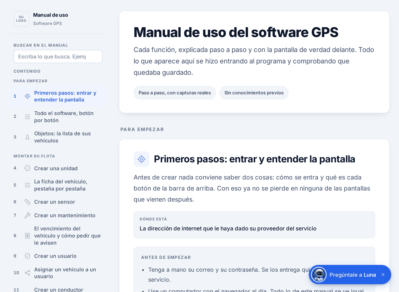 Luna en pantalla