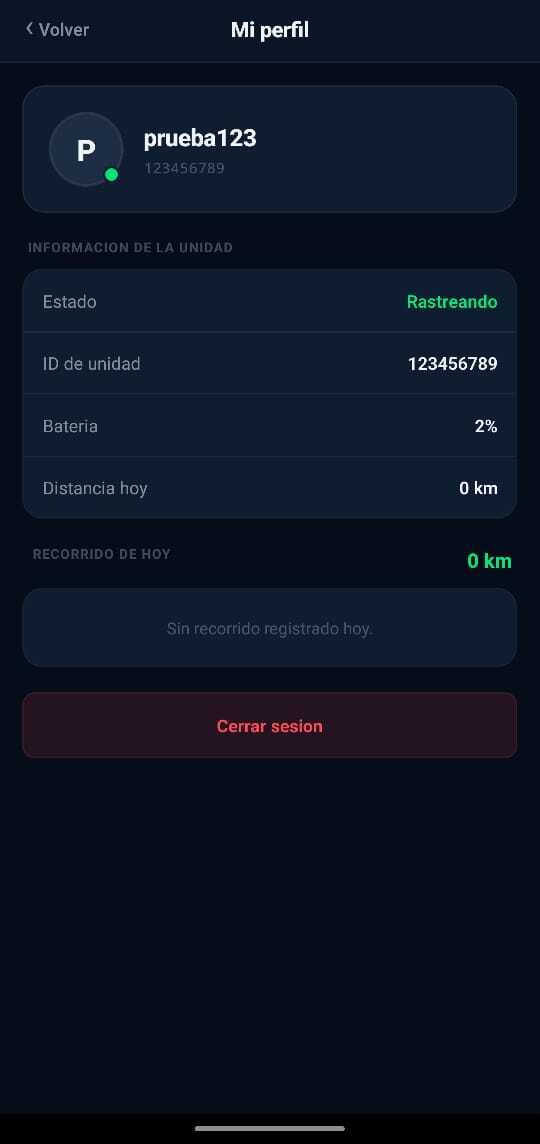 Mi perfil TrackPhone