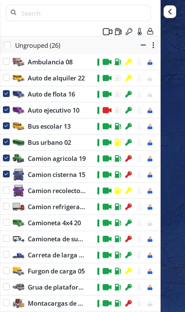Compare the whole fleet at a glance