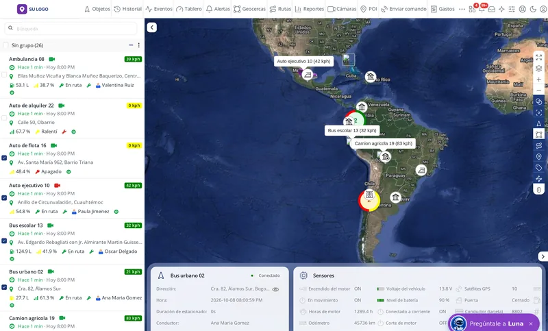 Todo de un vehículo sin salir del mapa