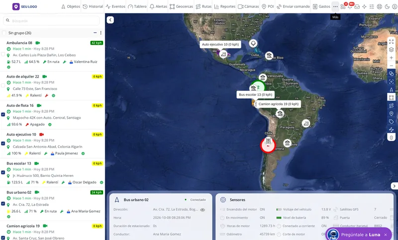 Tudo de um veículo sem sair do mapa